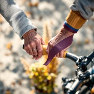 Trailblazer grip tape enhances control and comfort for bike handlebars.